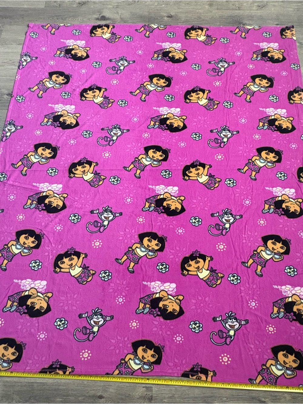 Source Unknown Dora the Explorer Pink Kids Fabric